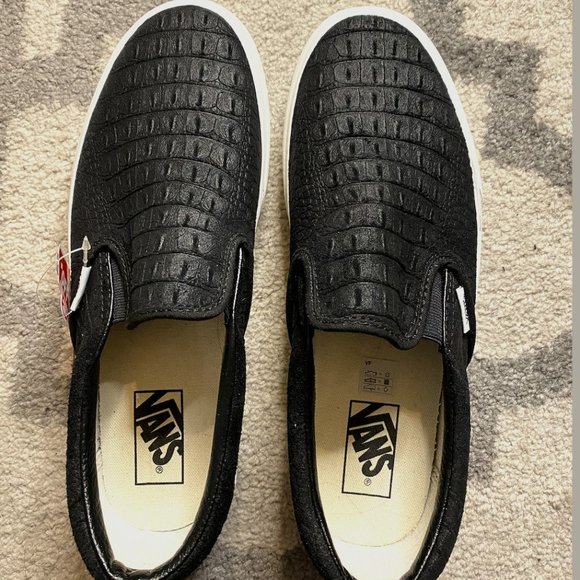 Vans Shoes - Vans Classic Slip On in Embossed Black